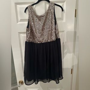 Fun flowy holiday dress